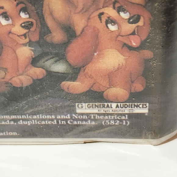 Disney Black Diamond Classics Lady and the Tramp VHS Tape - Picture 5 of 12